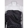 Silk asymmetrical polka dot dress