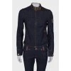 Denim suit: jacket and capris