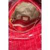 Animal embossed leather bag
