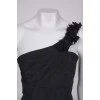 Black one-shoulder dress