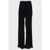 High waist trousers with chain