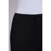 Black trousers with back pockets