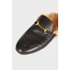 Princetown leather mules