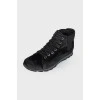 Men's suede sports boots