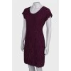 Purple lace dress with tag