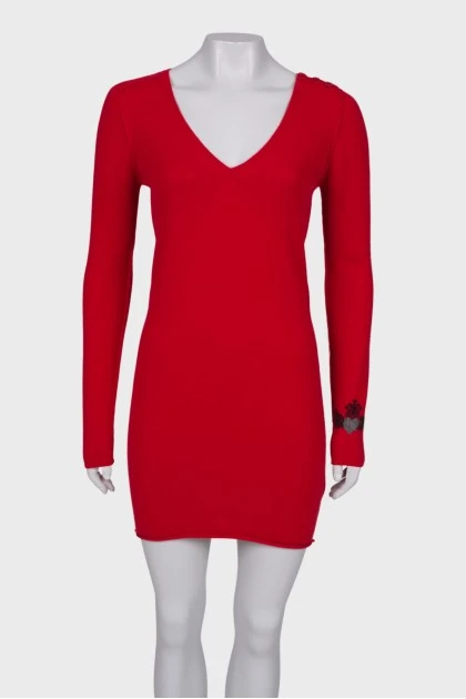 Cashmere red dress