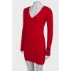 Cashmere red dress