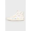 Limited Edition Multicolor by Takashi Murakami leather sneakers