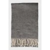 Gray wool scarf
