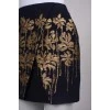 Skirt with golden weave