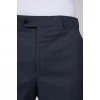 Men's classic dark gray trousers