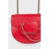 Red bag with keychain