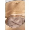 Golden leather bag