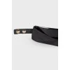 Lacquered tie belt