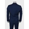 Men's navy blue suit
