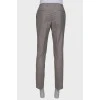 Men's classic gray trousers
