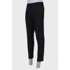 Wool classic trousers for men