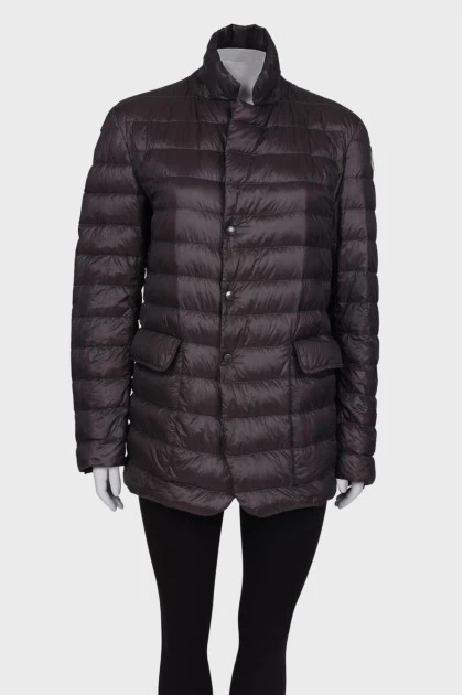 Quilted charcoal jacket