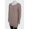 Cashmere long sweater