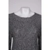 Silver knitted sweater with tag