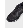 Tweed black sneakers