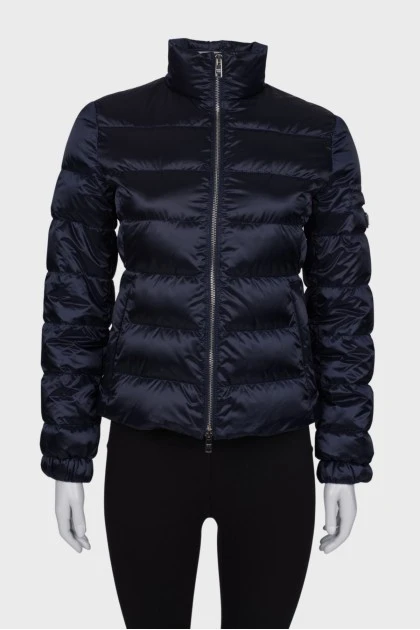 Blue quilted jacket