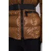 Down jacket with fur on the collar