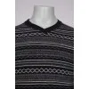 Men's sweater with a pattern