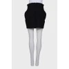 Black high waist skirt