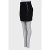Black high waist skirt