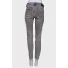 Gray high waist jeans
