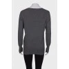 Gray jumper with appliquе