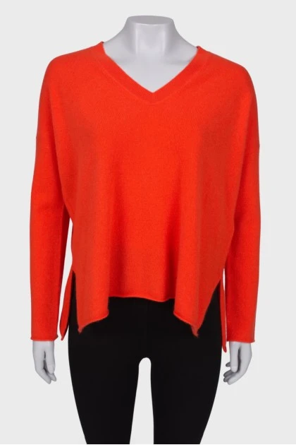 Cashmere coral sweater