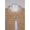 Knitted wool cardigan