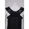 Black mesh dress