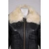 Sheepskin coat with natural sheepskin fur