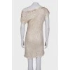 Knitted dress with sequins