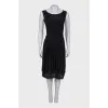 Front pleated dress