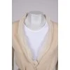 Cashmere cardigan with rope waist