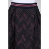 Skirt with geometric pattern
