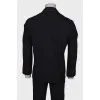Men's black pajama suit