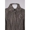 Knitted combination coat