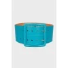 Wide turquoise belt