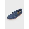 Men's blue loafers
