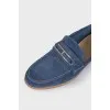 Men's blue loafers