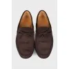 Men's dark brown loafers
