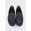 Men's dark blue loafers