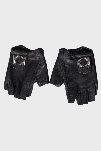 Genuine leather mitts