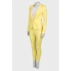 Yellow classic suit