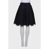 High waist lace skirt